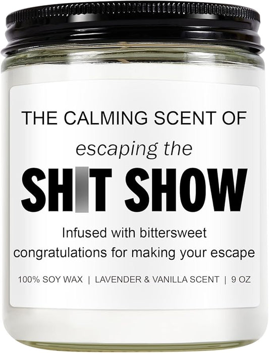 Younift Sarcastic Candles, Going Away, Goodbye, Farewell Gifts for Coworkers - Retirement, Coworker Leaving Gifts for Women, Men - Leaving Job, Moving Away Presents for Friends, Boss, Work Bestie