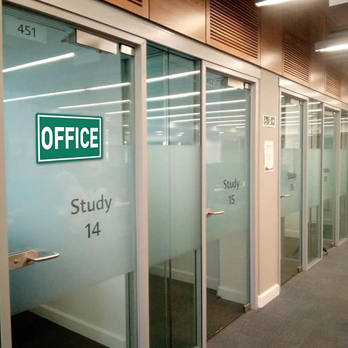 Office Sign For Door Outside Business Hours Signs In A Meeting Sign Metal Tin Signs Home Office Sign For Doors 8 X 12 In