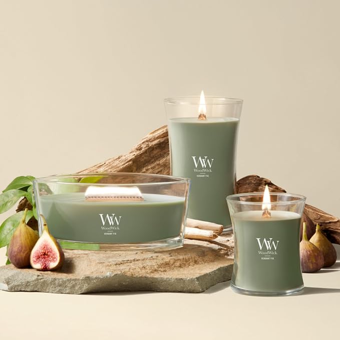 Woodwick Verdant Fig Large Hourglass Candle