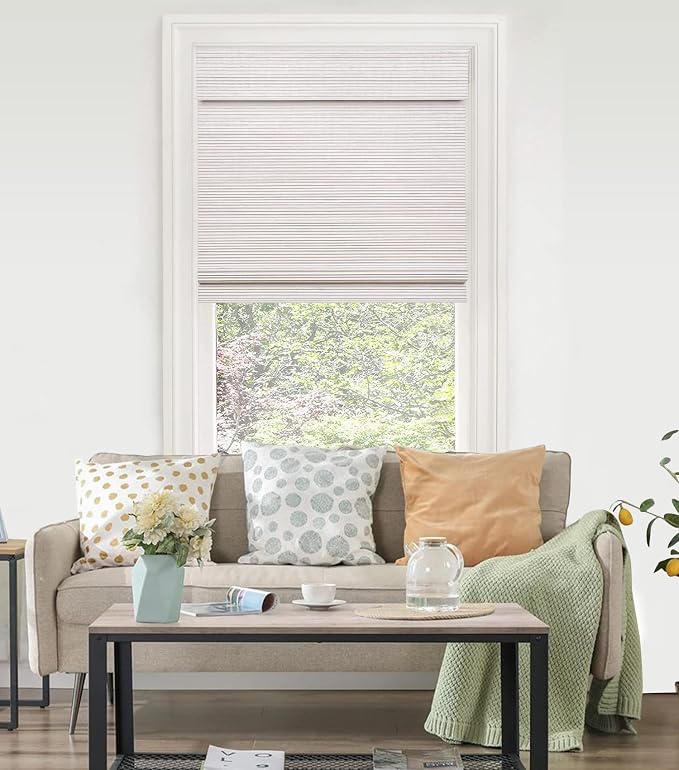 LazBlinds Cordless Bamboo Roman Shades for Windows, 31'' W x 60'' H | Protecting Privacy, Real Natural Bamboo Material, Bamboo Blinds for Bedroom Living Room Office Indoor