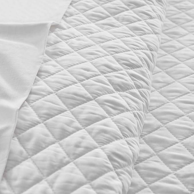 Levtex Home - All is Bright Quilt Set - Full/Queen Quilt + Two Standard Pillow Shams - Velvet Border - Red and White - Quilt Size (106x92in.) and Pillow Sham Size (26x20in.) - Reversible - Cotton