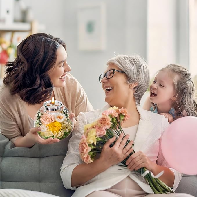 Mothers Day Rose Gifts for Mom Birthday Gift for Women Flowers for Delivery Preserved Flowers Forever Eternal Rose in Glass Dome Mother’s Day Flower Gifts for Wife Grandma Sister Daughter, Champagne