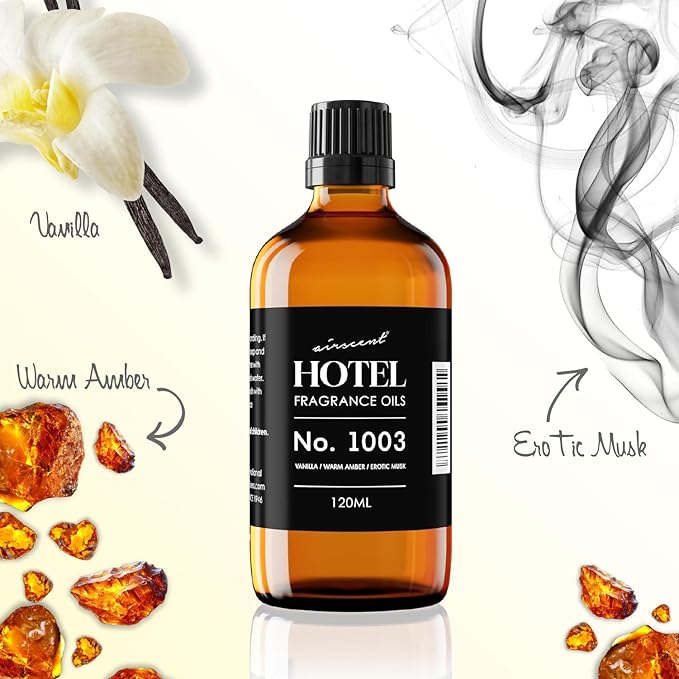 AirScent Hotel Diffuser Oil No. 1003 Inspired by The Asian Garden Las Vegas Hotel Scent - Premium Fragrance Oil for Ultrasonic and Waterless Diffusers and Crafting- 30 mL, 1 fl oz Glass Bottle