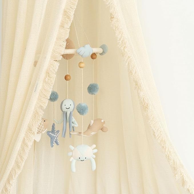 Crane Baby, Safari Nursery Decor for Boys and Girls, Ceiling Hanging, 9" x 30", Whale Nursery Decor, Ceiling Hanging Decorations