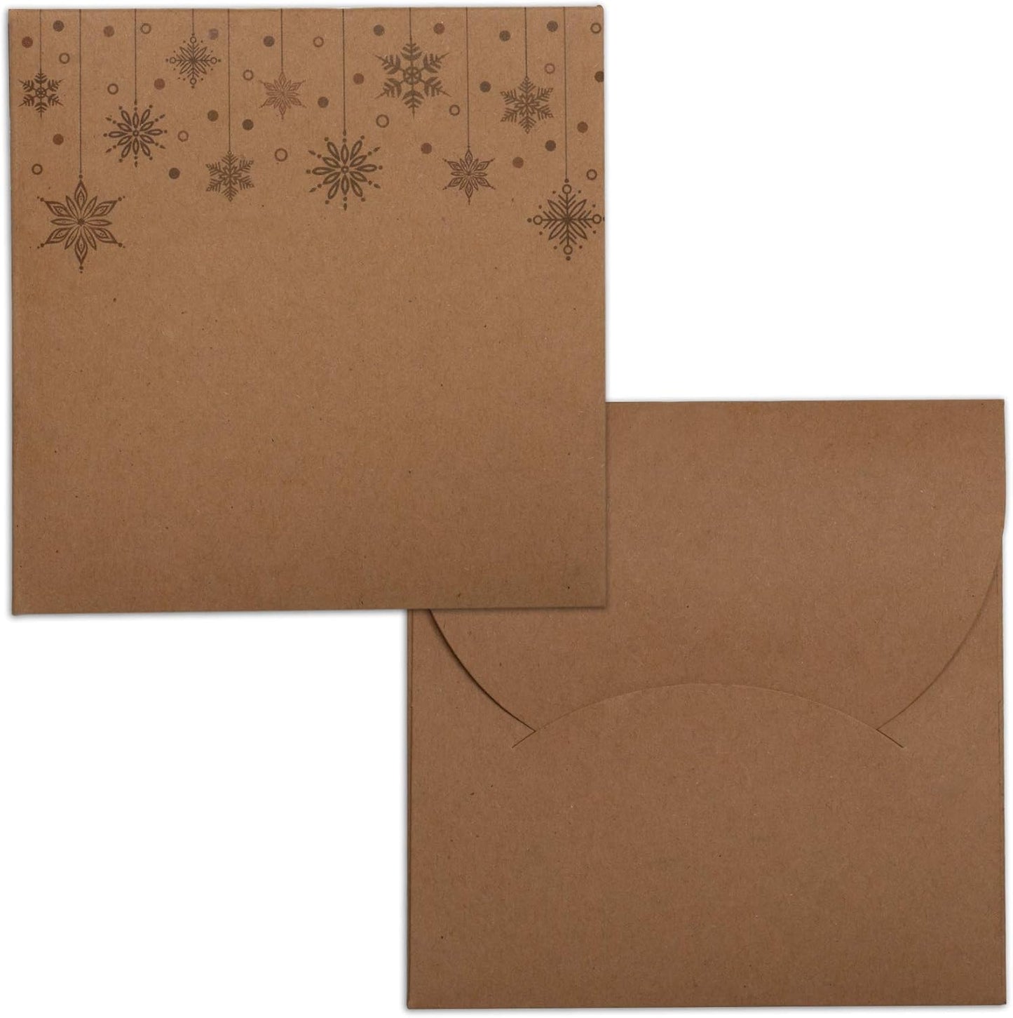 Wood Snowflake 1.5" Photo Ornaments - Pack of 10