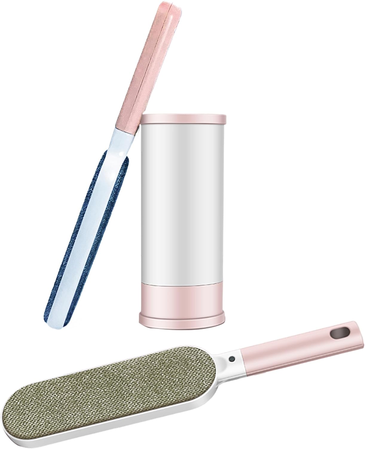 Double Sided Self-Cleaning Pet Hair Remover for Laundry, Dog Hair Remover, Cat Hair Remover, Pet Lint Roller Brush, Magic Cleaner Brush, Lint Brush Clothes, Pet Lint Brush A (Pink)