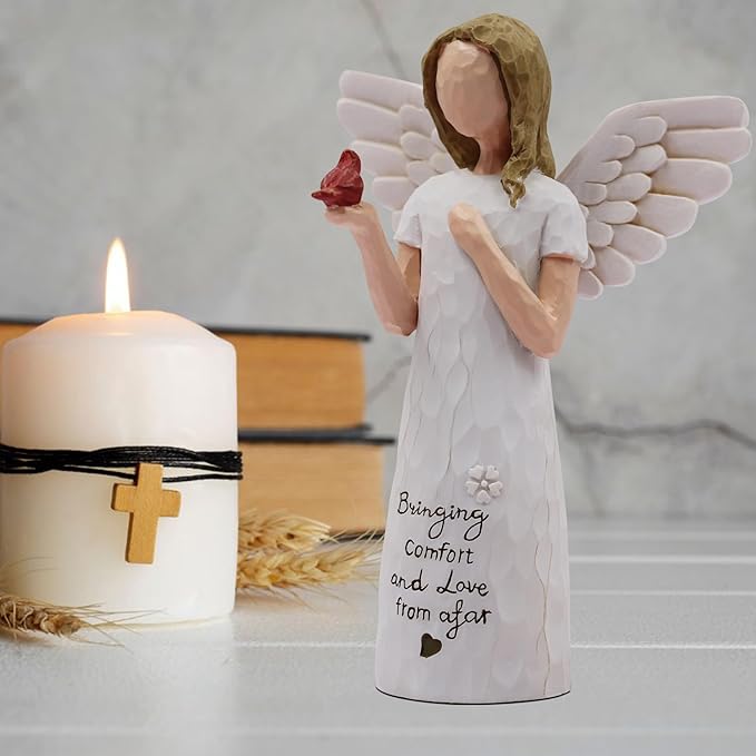 Cardinal Gifts for Women, Cardinal Decor, Sympathy Gifts for Loss of Loved One, Grief Gift for Women, Sculpted Hand-Painted Figurine