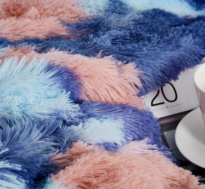 Fluffy Fur Reading Pillow for Adults & Kids Unisize, Stylish Back Pillow for Bed Sitting Up, Bed Chair Pillow with Arms, Adorable Gift for Teens, Bed Rest Sit Up Back Support Pillow