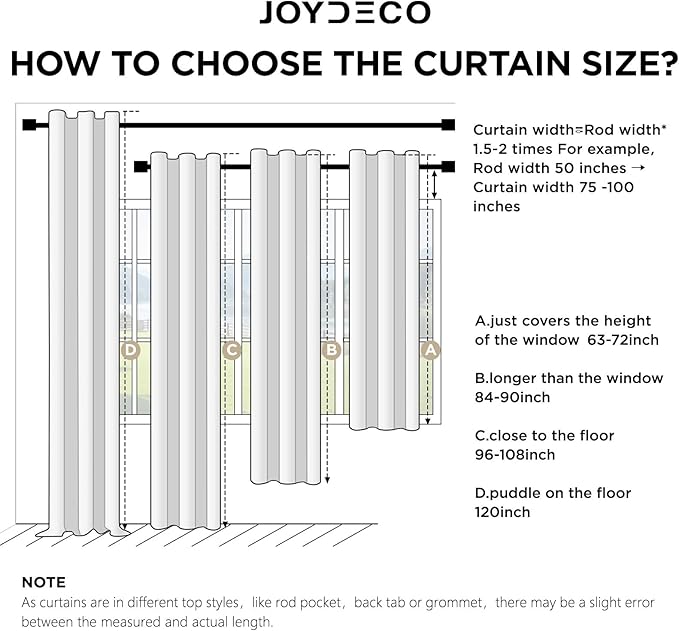 Joydeco Linen Blackout Curtains for Bedroom - 100% Light Blocking 1 Panels, White Drapes 100" W x 120" L, Thermal Insulated Room Darkening Curtains for Living Room, Rod Pocket & Back Tabs