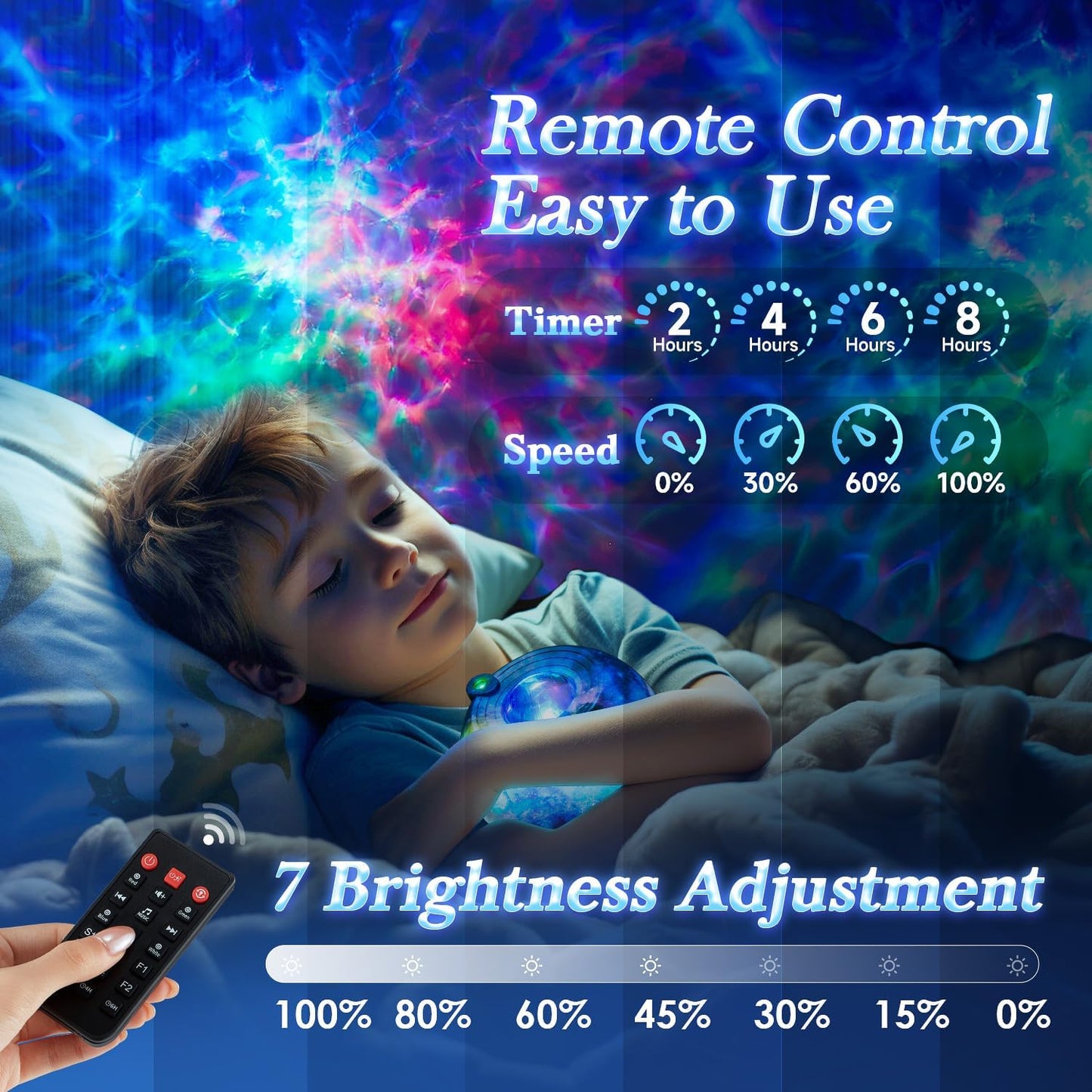 Galaxy Projector for Bedroom Adults, 15 Color+15 White Noise Star Projector Galaxy Light Projector for Bedroom, Bluetooth Star Lights for Ceiling Projector,LED Projector Lights