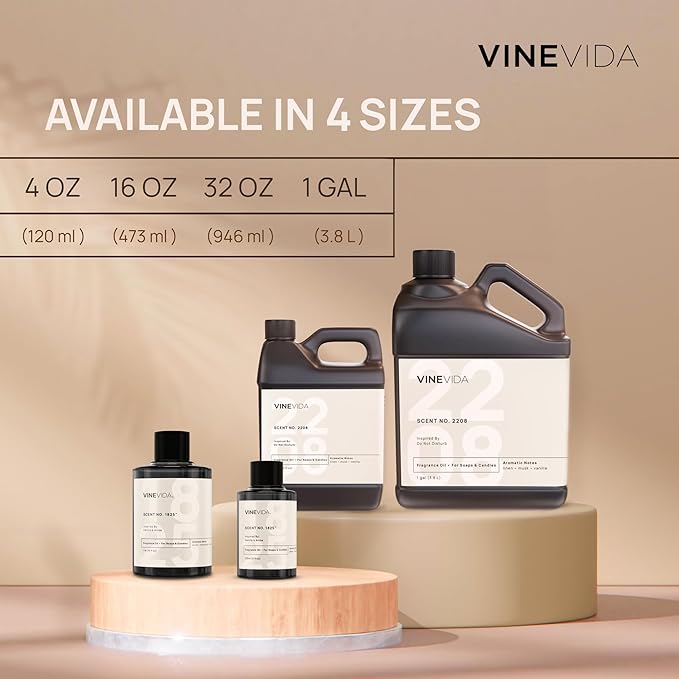 VINEVIDA (128oz) Hotel Fragrance Collection Diffuser Oil - Inspired by The Aria Hotel - Cold Air Essential Oil for Home - Scent No.1019