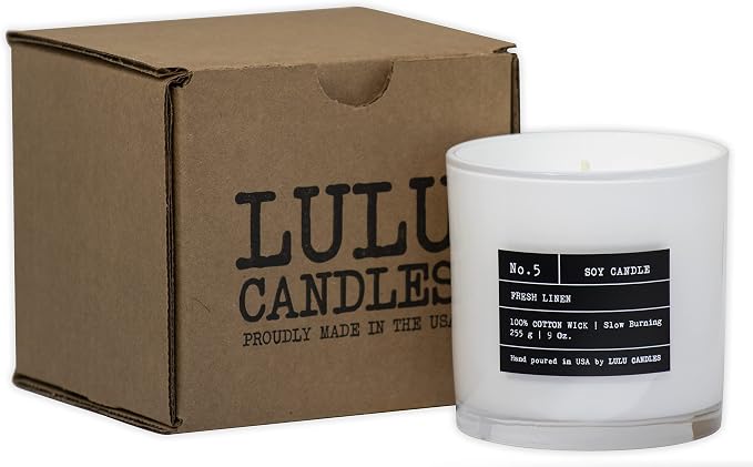 Lulu Candles | Sexy Man | Luxury Scented Soy Jar Candle | Hand Poured in The USA | Highly Scented & Long Lasting (9 Oz.)