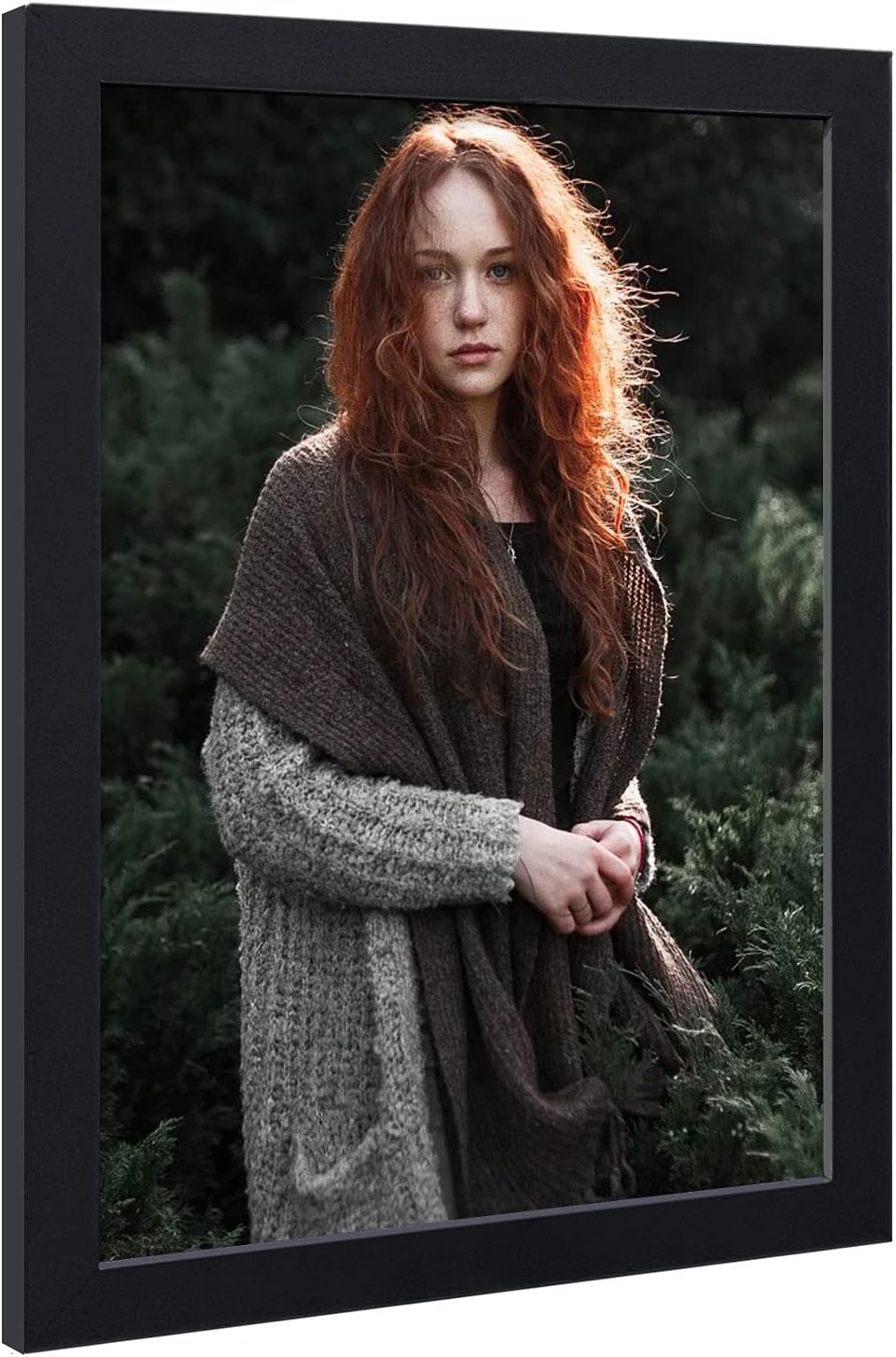 VCK Poster Frames 20x30 Black 3-Pack, Solid Wood Picture Frames for Wall Mounting Hanging Art and Puzzle Frame