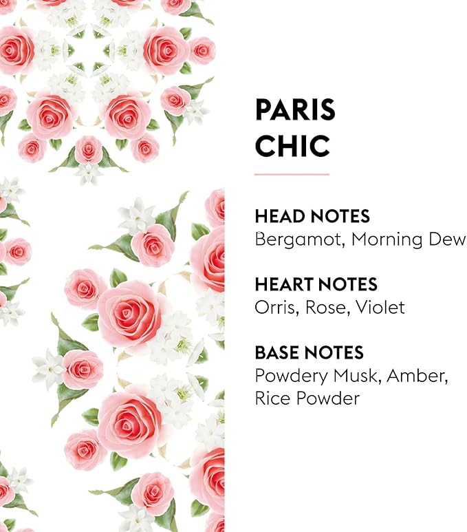 MAISON BERGER Paris Chic Lampe Berger Refill, 500 ml (16.9 fl oz), 2-in-1 Catalytic System, Neutralizes Odors and Diffuses Fragrance, Bergamot, Morning Dew, Orris, Rose, Violet, Made in France