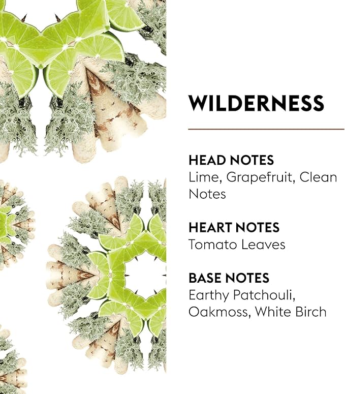 Maison Berger Wilderness Lampe Berger Refill, 1 Liter (33.8 fl oz), 2-in-1 Catalytic System, Neutralizes Odors and Diffuses Fragrance, Lime, Grapefruit, Clean Notes, Tomato Leaves, Made in France