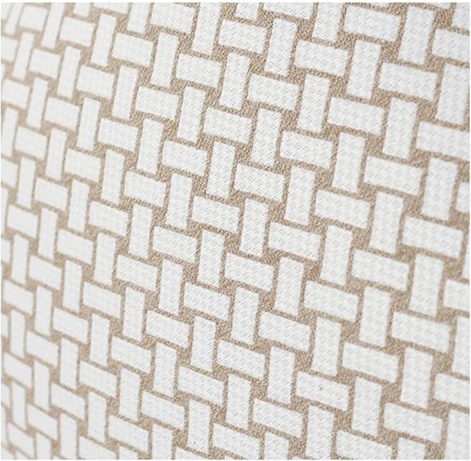 Croker Horse 20x20'' Inches Throw Pillow Cushion Cover - Grid Pattern Chenille Jacquard Embroidery Luxury Modern Style Couch Sofa Pillow for Living Room Bedroom