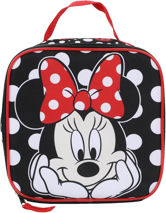 Disney Minnie Mouse 5-Piece Backpack & Lunchbox Set With Water Bottle