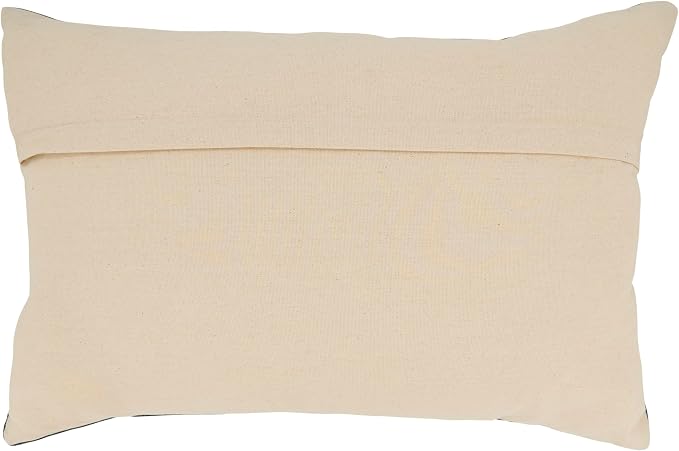 SARO LIFESTYLE Luxe Embroidered Velvet Throw Pillow Cover