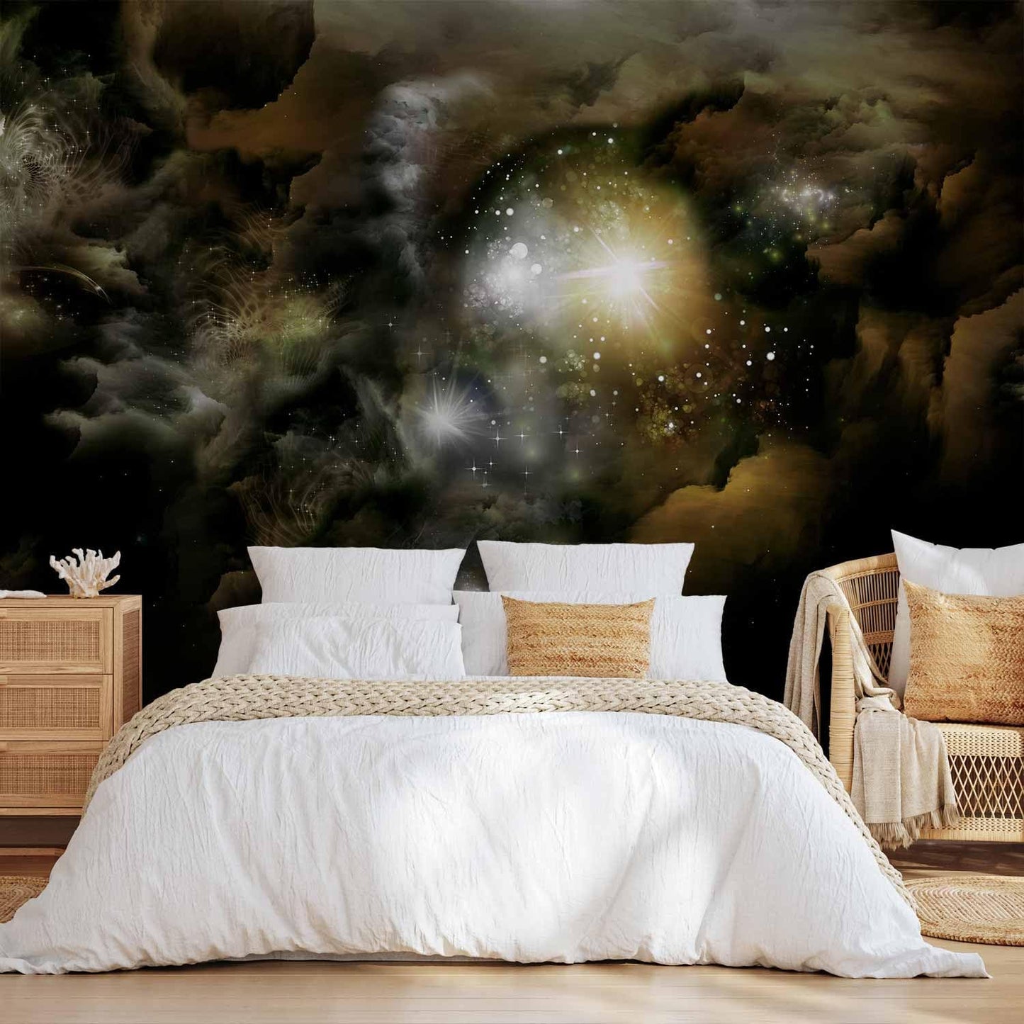 artgeist Wall Mural Cosmos Galaxy 193x138 in - XXL Peel and Stick Self-Adhesive Wallpaper Removable Large Sticker Foil Wall Decor Print Picture Image Design n-A-0027-a-b
