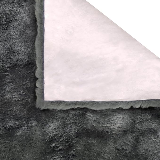 Natural Sheepskin for Bed Sores and Skin Irritation | Tauranga 100% Real Medical Sheepskins with Non-Slip Back for Pain Relief and Discomfort, Wool Seat Pad, Charcoal Grey, 26 in. x 46 in