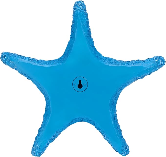 VVGIFTS Blue Ocean Beach Decoration Starfish Resin Wall Hanging Decoration (SkyBlue)