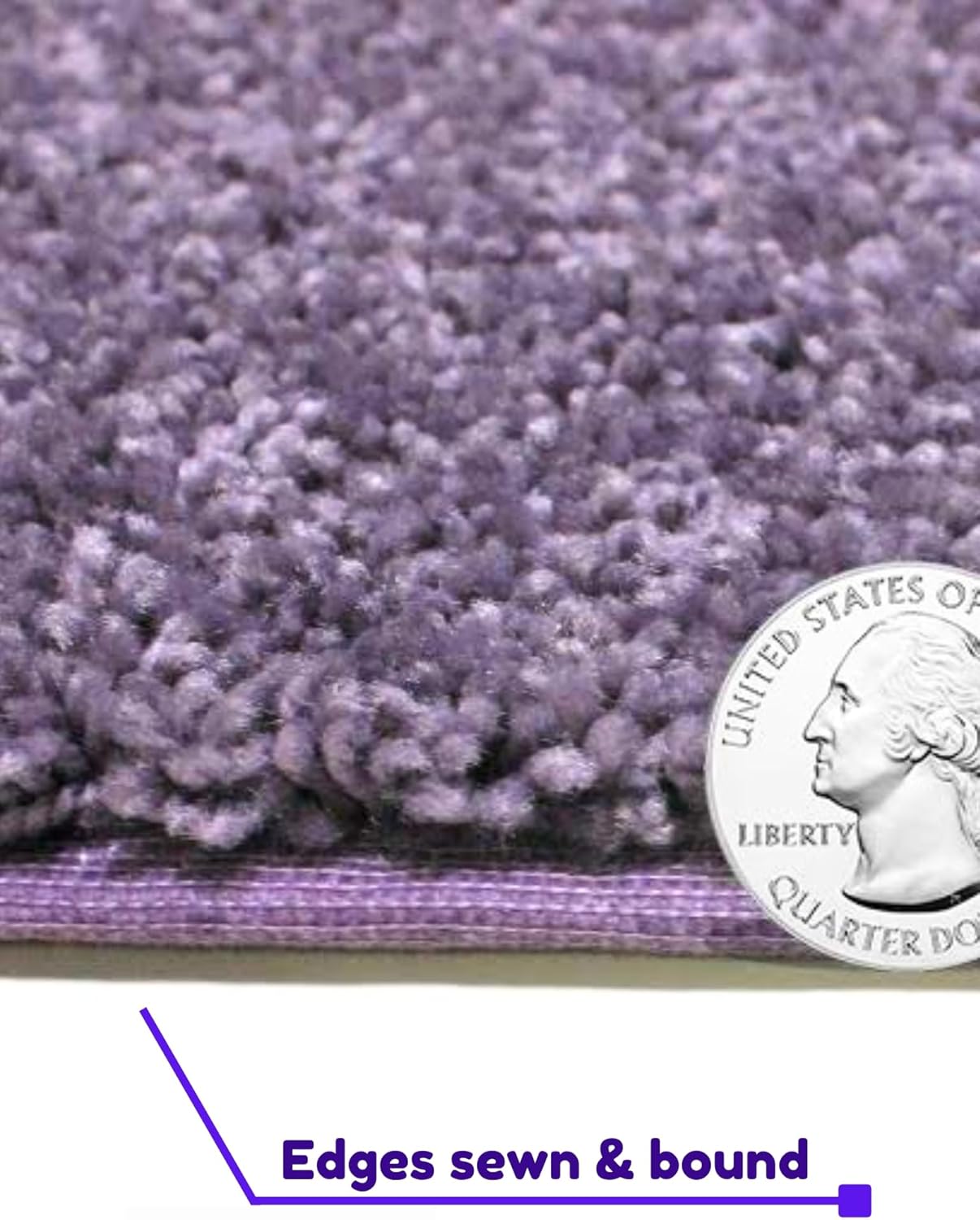 KOECKRITZ Soft and Colorful Kids Classroom Area Rugs (Passes Flammability Pill Test) Many Sizes and Bright Colors to Select from (10' x 10', Lavender)