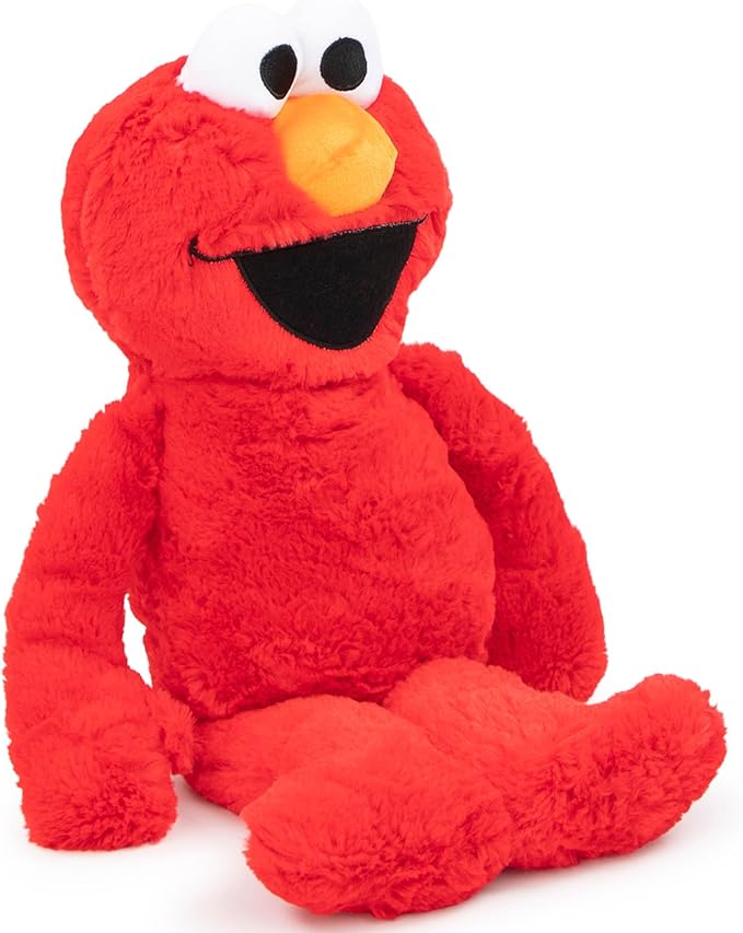 Jay Franco Plusg Pillow Buddy Super Soft Polyester Microfiber | Sesame Street Elmo 22 inch (Official Sesame Street Product)