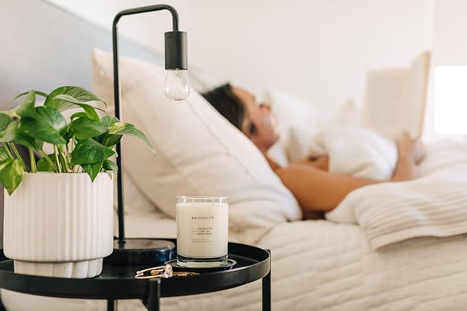 Brooklyn Candle Studio Brooklyn Classic 2 Wick Candle - Luxury Scented Candle, Vegan Soy Wax, Hand Poured in The USA, 70 Hour Slow Burn Time - 13oz