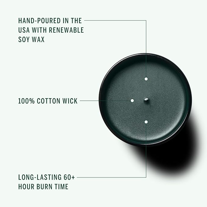 CORPUS - THE Cassis Scented Candle, Soy Wax, 60+ Hr Burn (8 oz / 227 g) | Hand-Poured in the USA, Reusable Glass Vessel | Renewable Soy Wax, Cotton Wick | Phthalate-Free, Vegan