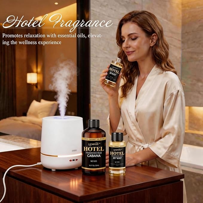 Diffuser Refill Oil Fragrance Oil Inspired by 5-Star Stay- 500 mL 16.09 fl oz - Hotel Fragrance Diffuser Oil & Home Luxury Scents for Aromatherapy Diffuser