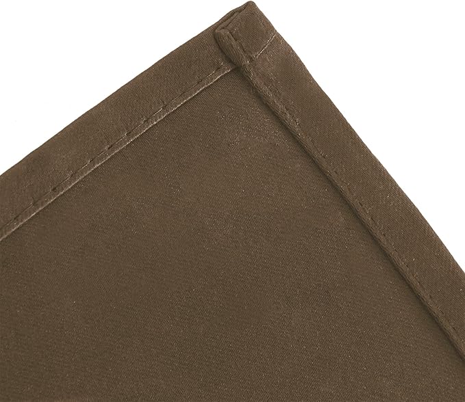 LEMOMO Brown Thermal Blackout Curtains/38 x 63 Inch/Set of 2 Panels Room Darkening Curtains for Bedroom