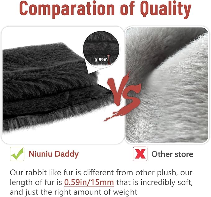 Niuniu Daddy 20" | 3.3 Pound Weighted Husky Stuffed Animals for Adults Kids, Weighted Stuffed Husky Dog Plush for Toddler, Fluffy Plushy Toy Body Pillow with Soft Fur for Present Christmas Birthday