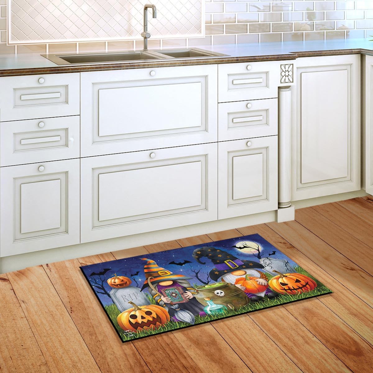 Briarwood Lane Halloween Gnomes Humor Doormat