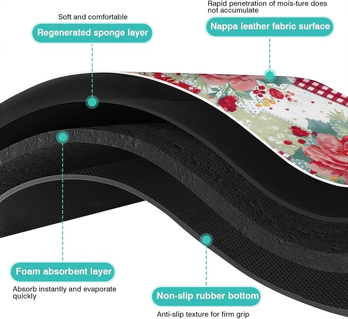 Fun Coffee Mat 23inx15in,Coffee Bar for Countertops,Absorbent Hide Stain Anti-Slip Accessories Fit Under Machine Mat,dish Drying Mats Kitchen, (DS)