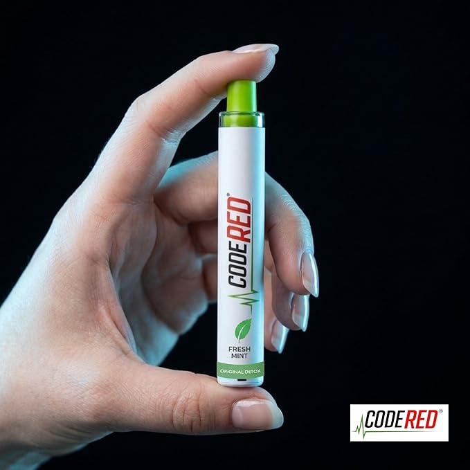 Code Red V-Aid Mullein Mint Diffuser - Plant-Based Herbal Diffuser Stick with Cool Mint, Mullein, Thyme - Relaxation Stick for Daily Balance - 600 Uses - 2 Pack