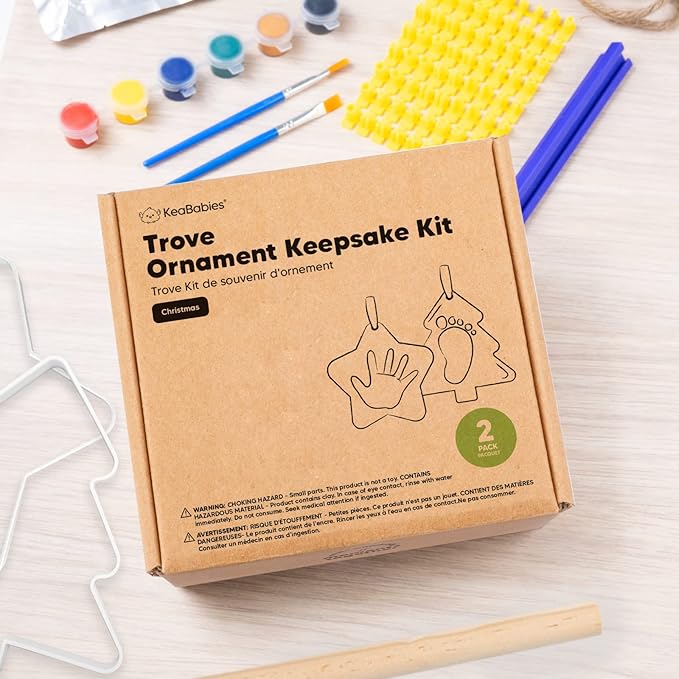 KeaBabies Baby Hand and Footprint Kit and Personalized Baby Gifts - Dog Paw Print Kit - Baby Footprint Kit - Personalized Baby Footprint Kit - Newborn Keepsake Baby Handprint Kit - Baby Handprint
