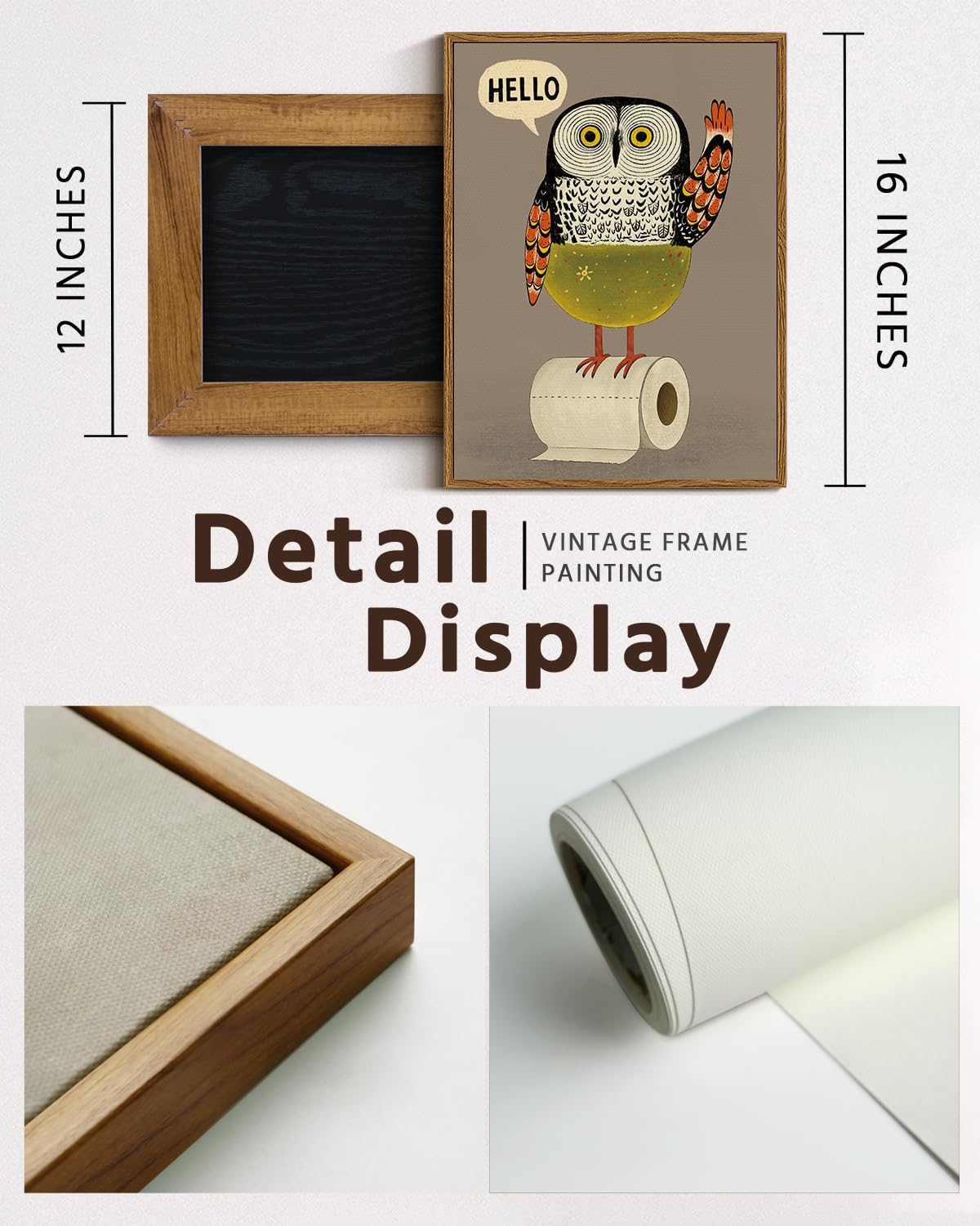 VIYYIEA Framed Wall Art JK-J1-L SM1003 16L x 12W