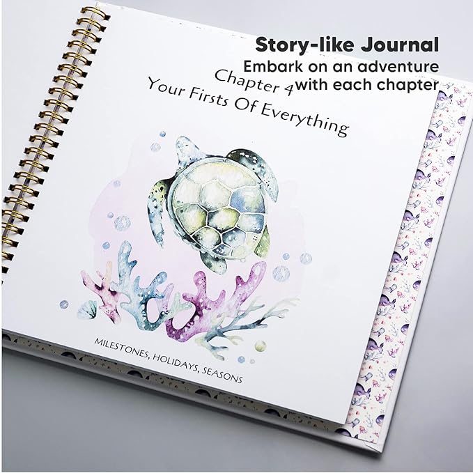 KeaBabies 4-Pack Inkless Hand and Footprint Kit and First 5 Years Baby Memory Book Journal - Ink Pad for Baby Hand and Footprints - 90 Pages Hardcover First Year Keepsake Milestone Baby Book