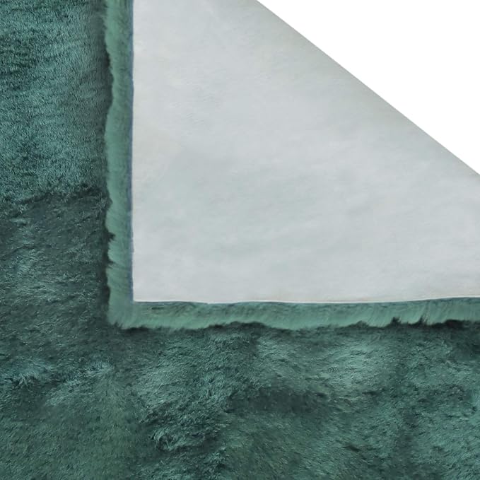 Set of 4, Natural Sheepskin for Bed Sores and Skin Irritation | 100% Real Medical Sheepskins with Non-Slip Back for Pain Relief and Discomfort, Wool Seat Pad, Emerald, 17 in. x 17 in.