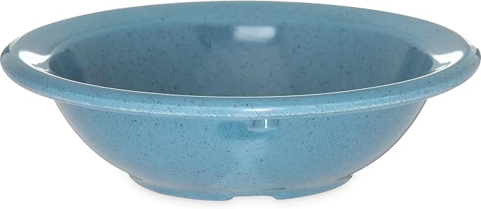 Carlisle FoodService Products Kingline Rimmed Fruit Bowl, Heavy Duty Melamine Dish for Serving, 4.75 Oz, 48 Count, Sandshade