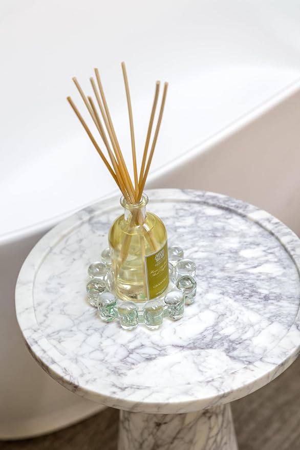 Original Bubble Candle Dish Small by Alice Lane – Clear Glass Decorative Candle Holder for Home Decor, Small Candles & Diffusers