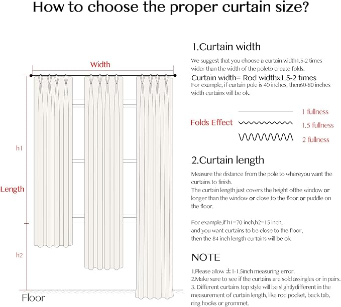 Liz Sheer Pinch Pleated Linen Curtains 108 Inches Long - Light Filtering Pleat Curtains for Living Room, Window Curtains for Bedroom, Luxury Pinch Pleated Drapes with Hooks, Natural, 2 Panels Set