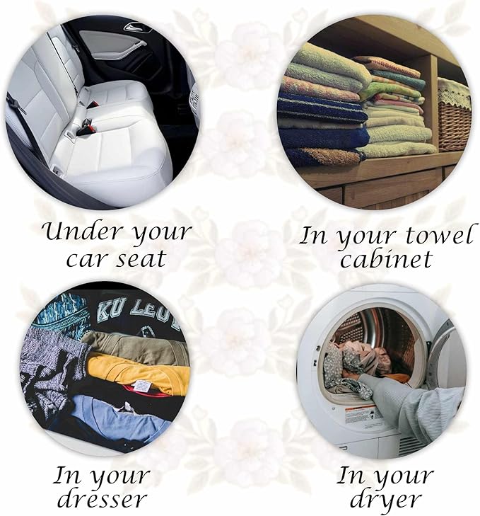 Tyler Candle High Maintenance Dryer Sachets, 8 Glamorous Reusable Dryer Sachets, 2 Pack (4 per Pack) Bundle with Lumintrail Stain Remover Pen, Laundry Softener Sheets, Scent for Fabric Detergent Beads