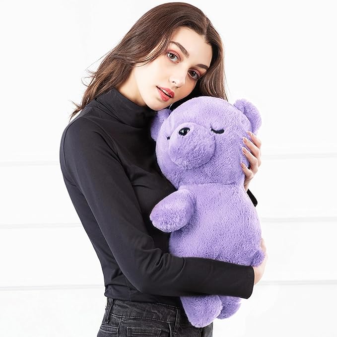 Tezituor Koala Stuffed Animal Plush Pillow,20" Soft Plush Koala Bear Hugging Pillow Home Decor Birthday Gift for Kids Girls Boys,Purple
