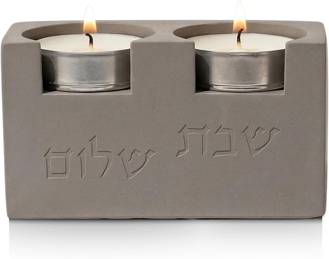 Cube Luxury Candle Holder Set – Modern Décor for Living Room & Dining Table Gray