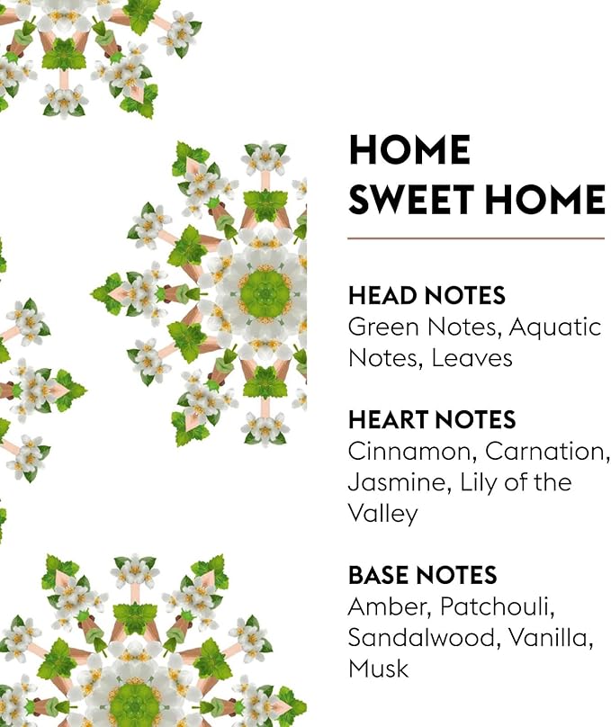 Maison Berger Home Sweet Home Lampe Berger Refill, 1 Liter (33.8 fl oz), 2-in-1 Catalytic System, Neutralizes Odors and Diffuses Fragrance, Green Notes, Aquatic Notes, Leaves, Cinnamon, Made in France