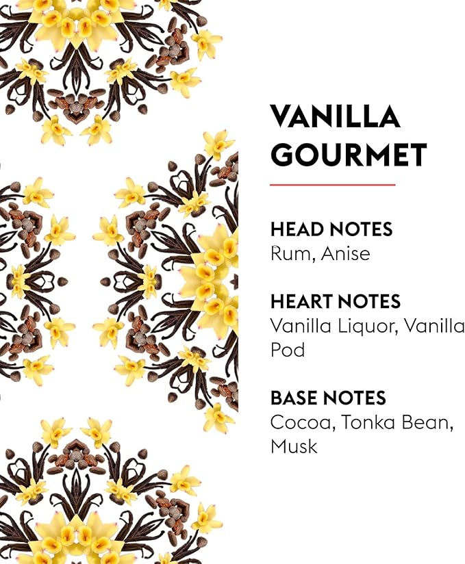 Maison Berger - Vanilla Gourmet - Lampe Berger Fragrance Refill for Home Fragrance Oil Diffuser - 16.9 Fluid Ounces - 500 milliliters