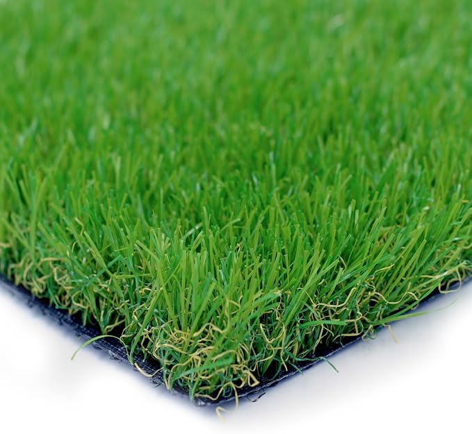 Petgrow Artificial Grass Turf 15FTX30FT- Realistic & Thick Synthetic Fake Grass Mat for Outdoor Garden Landscape Pet Dog Grass Rug Faux Turf