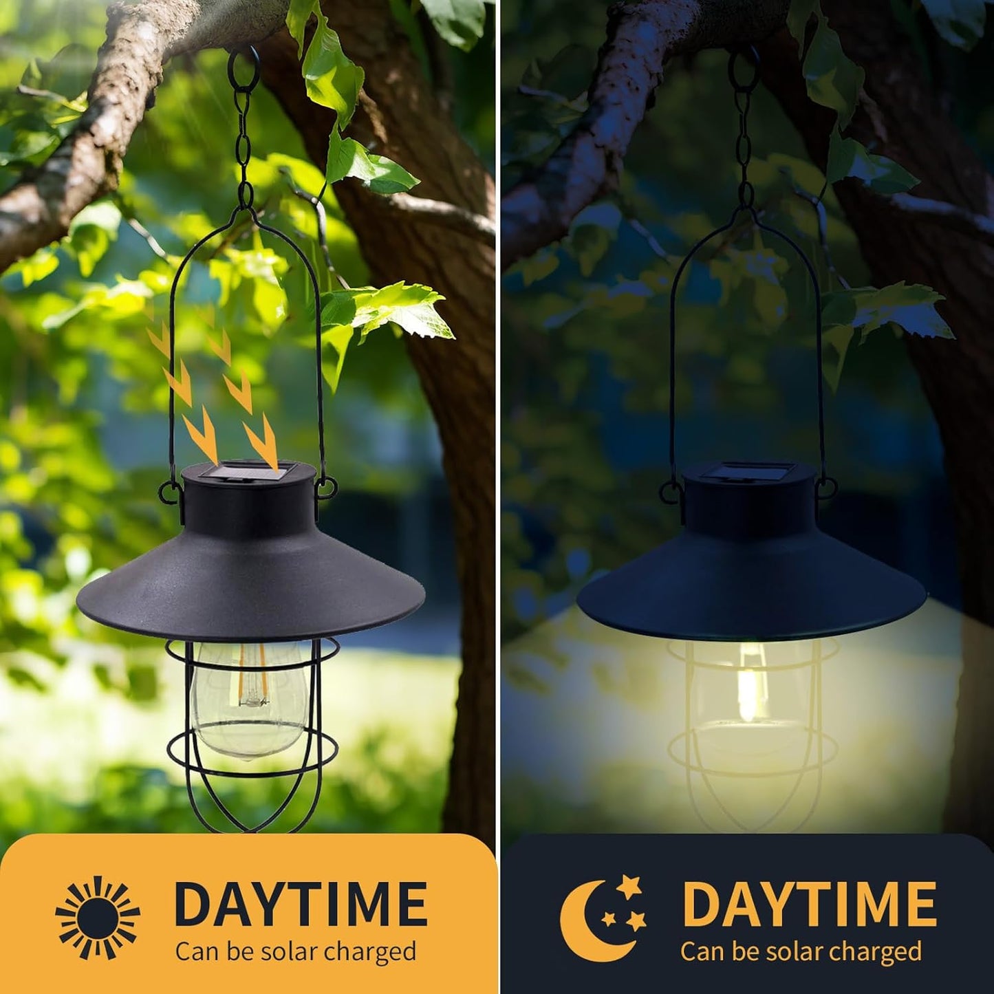 Replacement Solar Light Parts-Solar Lanterns Outdoor Waterproof Two Sizes for Versatile Switching 1 Pack They Can Serve As Accessories Or Stand Alone As Lanterns