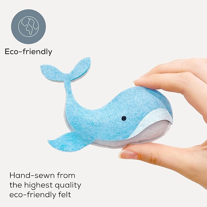 First Landings Baby Mobile for Crib - Animal Nursery Mobiles - Gender Neutral Baby Nursery Decor - Ocean Creatures